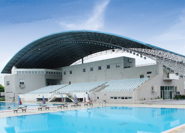 威海游泳馆网架